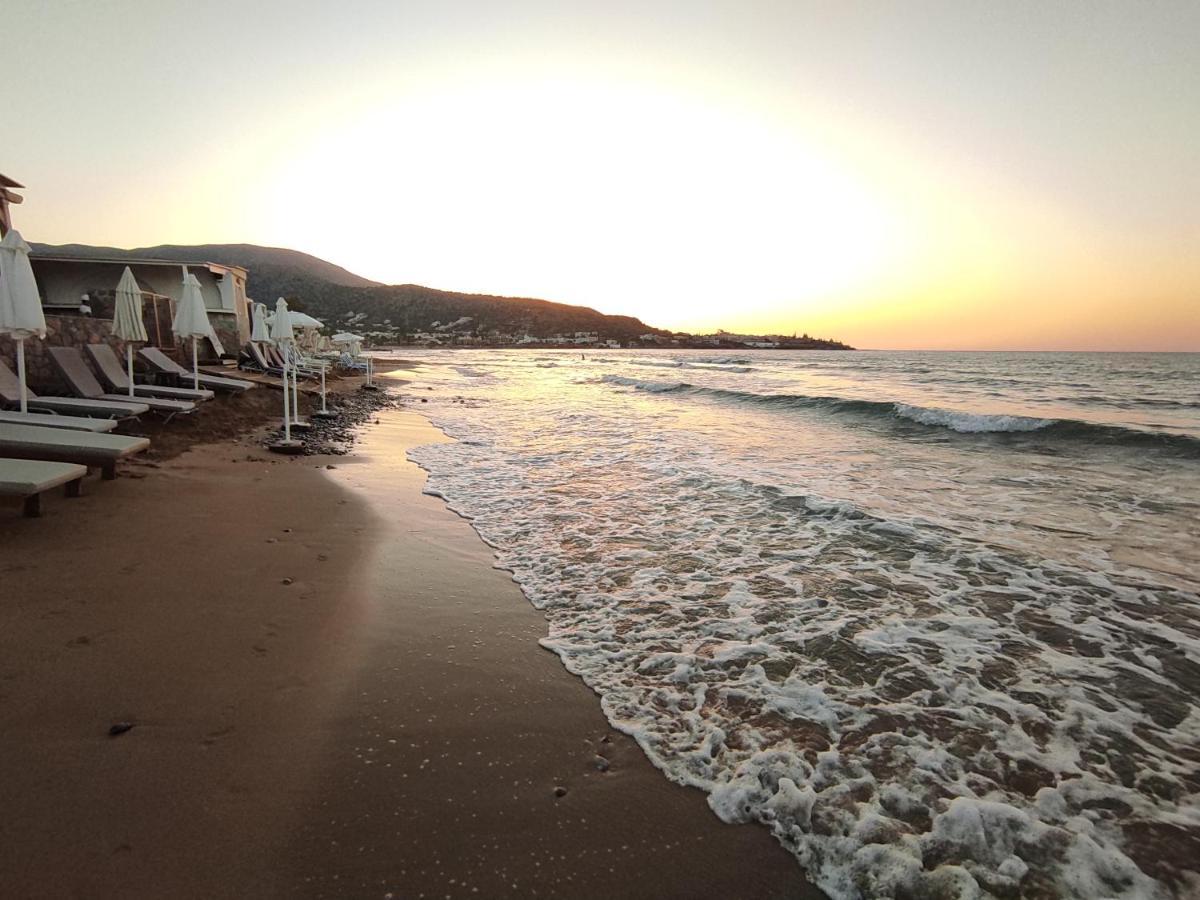 Dedalos N3 Sea View Apartment-30 Metres From The Beach Stalís Exterior photo